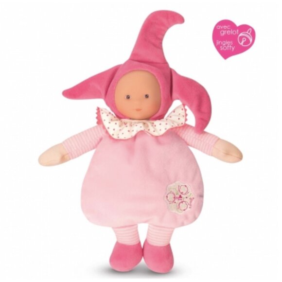 New in Box-Corolle Baby Birth Four-Piece Gift Set with Elf Doll- Pink For Age 0+ - Picture 4 of 16